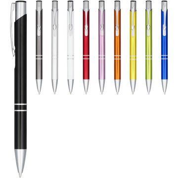 Moneta Geanodiseerde Aluminium Balpen Met Klikmechanisme