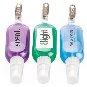 Alcoholvrije desinfecterende handgel aan een clip 50ml